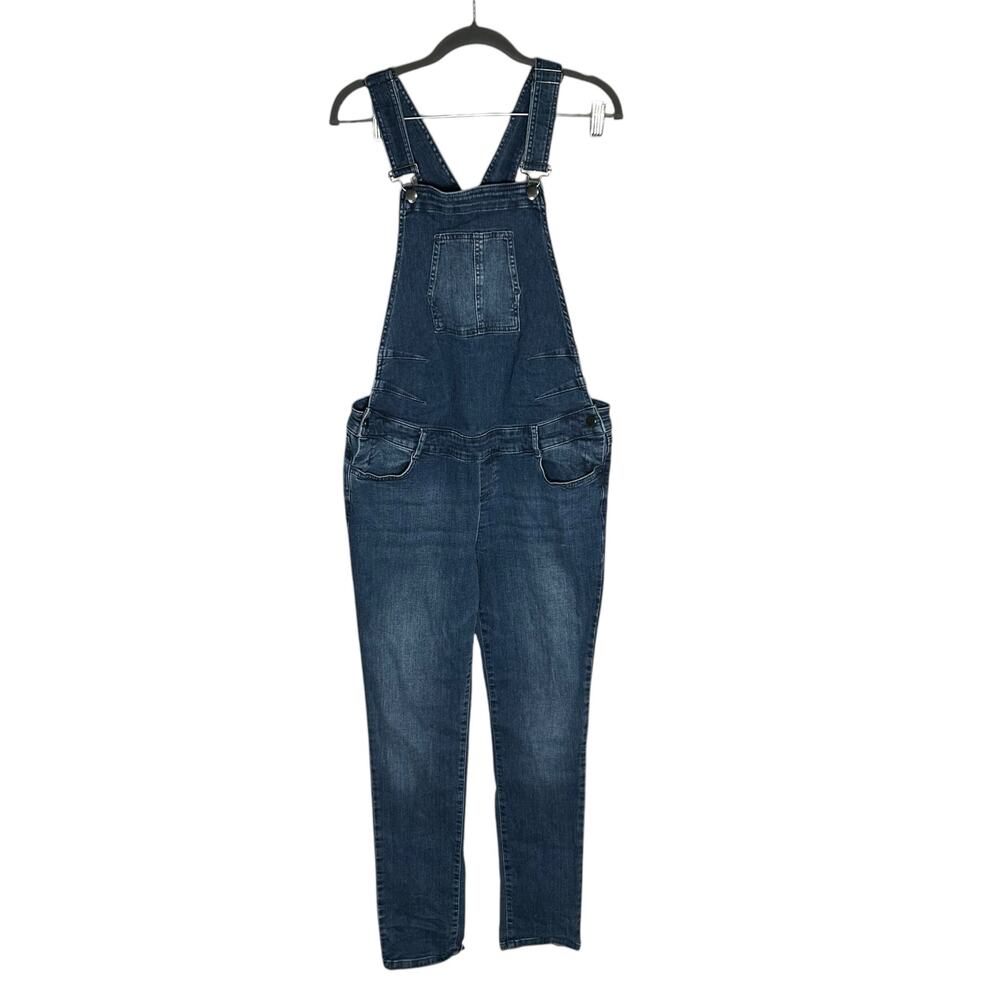 Seraphine Maternity Pregnancy Denim‎ Overalls Size 6